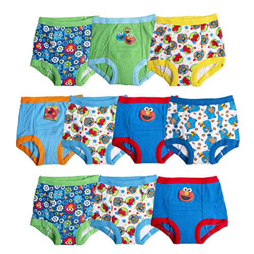 Sesame Street unisex baby Potty Training Pants Multipack, Sesameb10pk