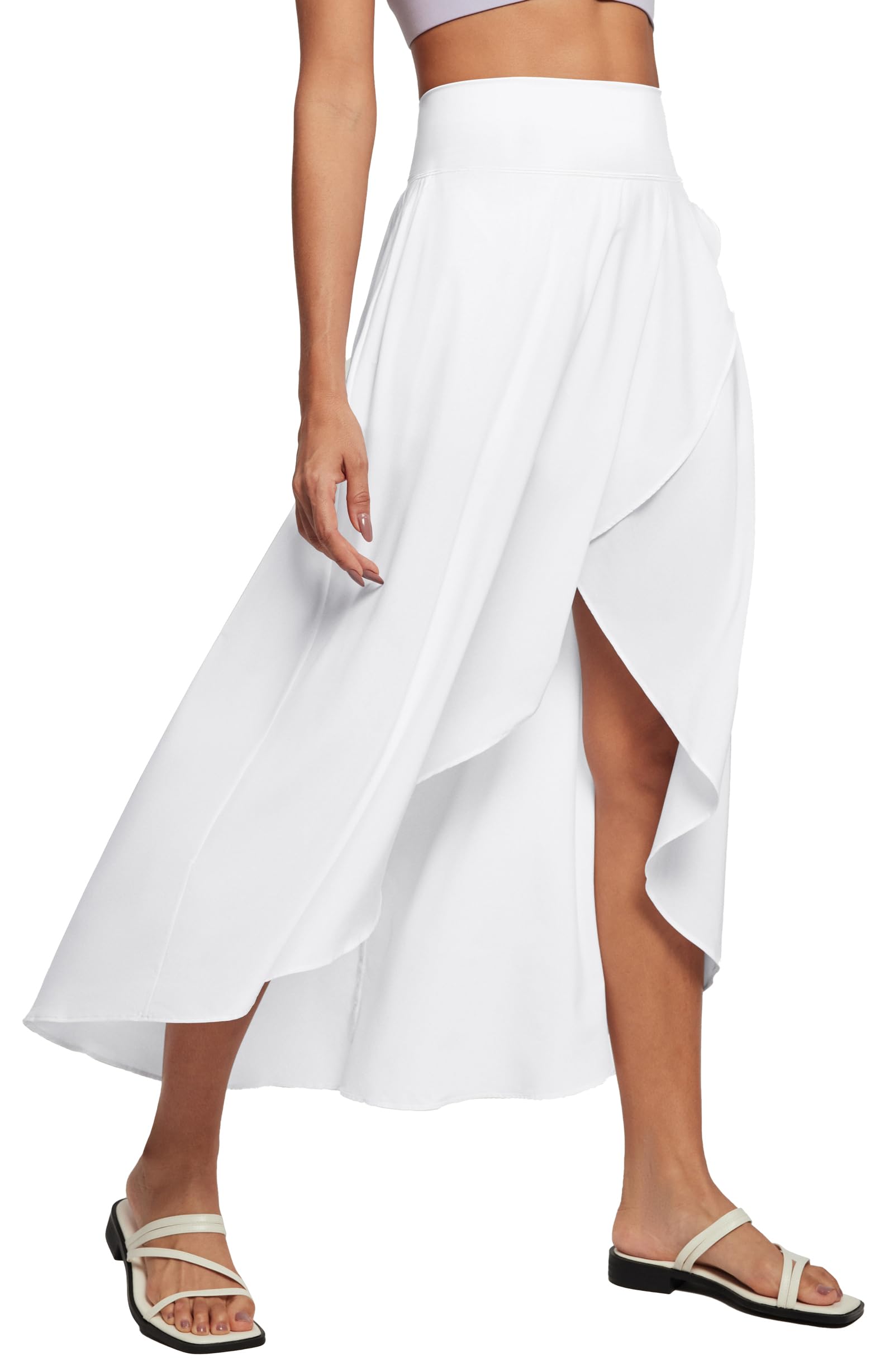 High Waist Wrap Skirt