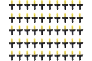 50Pcs Garden Irrigation Hose 4L Drip Current Stabilizer, Irrigation Sprinklers Watering Dripper Emitter 50Pcs Adjustable Pres