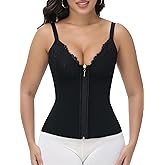 SHAPSHE Corset Waist Trainer For Women Tummy Control Bustier Lace Top Waist Corsets Shapewear Body Shaper with Bra