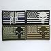 SpaceAuto USA American Flag Skull Military Army Tactical Morale Badge Hook & Loop Decorative Patch 3.15