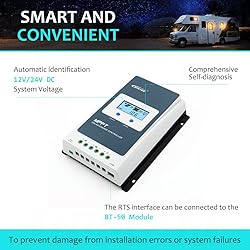 EPEVER 40A Solar Charge Controller MPPT Solar Panel