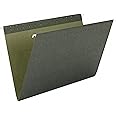 Smead Hanging File Folder, No Tabs, Legal Size, Standard Green, 25 per Box (64110)