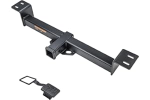 Autekcomma 2" Front Receiver Hitch, Tow Hitch 2-Inch Receiver, Compatible with Toyota Land Cruiser, Sequoia and Tundra 2007-2