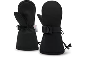 Sarfel Toddler Mittens Waterproof Toddler Snow Mittens Kids Ski Gloves Baby Winter Mitten Kids Snow Gloves Thinsulate 1-7Y