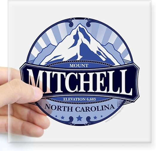 Amazon Com Cafepress Mount Mitchell North Carolina Sticker Square