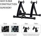 Yaheetech Bike Trainer Stand Indoor Turbo Trainer Magnetic Resistance Foldable view 6
