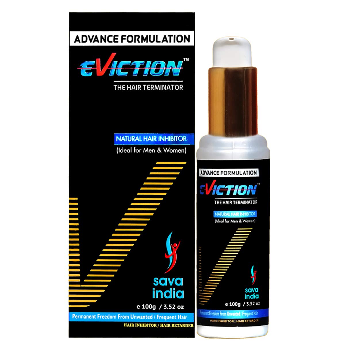 Buy Eviction Natural Permanent Hair Removal Cream For Men And