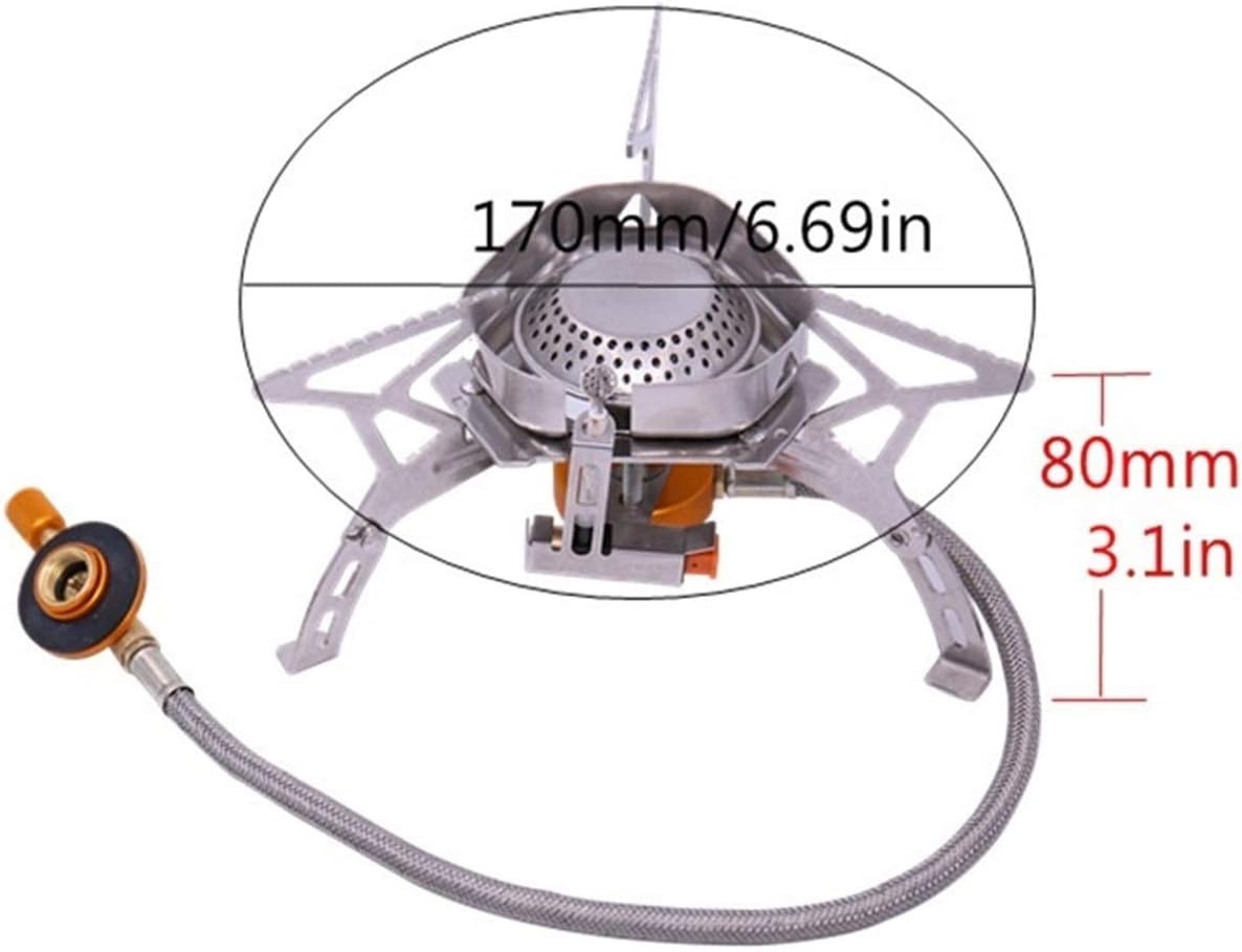 Sbeautli Estufa de Camping Gas portátil Cocina de cocinar al ...