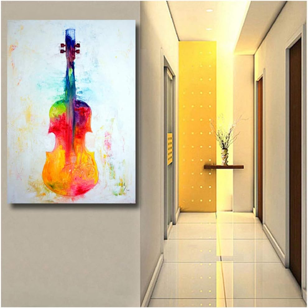 ZMFBHFBH Abstrakte Graffiti-Wandplakate und -drucke Große helle Farbe