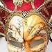 ZjpMask Full Face Venetian Jester Mask Masquerade Mardi Gras Wall Decorative Art Collection