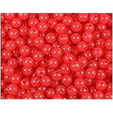 BeadTin Red Glow 6mm Round Plastic Craft Beads (500pcs)