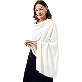 VIKIDEER 100% Cashmere Scarf Knitted Wrap Shawl Extra Large Long Scarf Stole for Women Wayfarer Travel 87"x28"