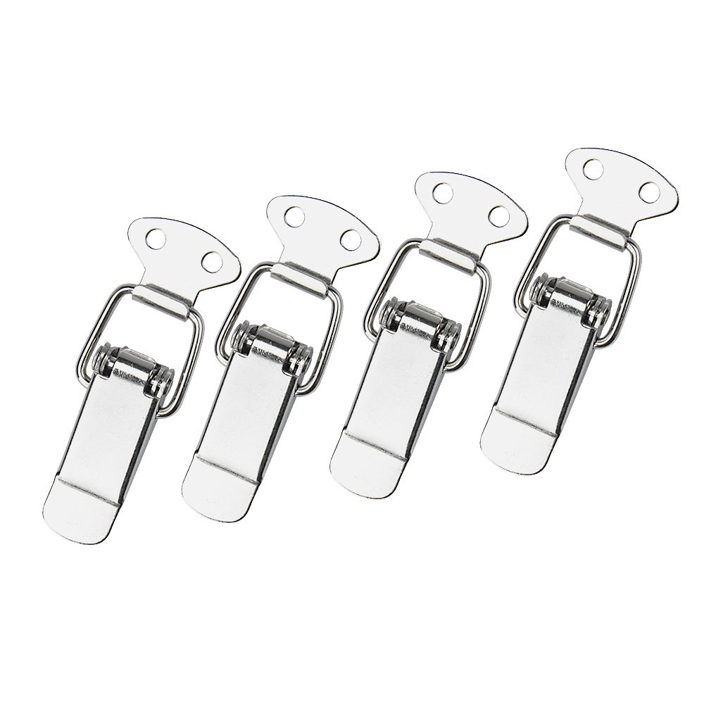 ETING 4Pcs Stainless Steel Spring Loaded Toggle Latch Catch Clamp Clip