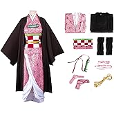 Yakisle Anime Cosplay Costume Kochou Outfit Cosplay Kimono Outfit Uniform Costume Full Set with Wig