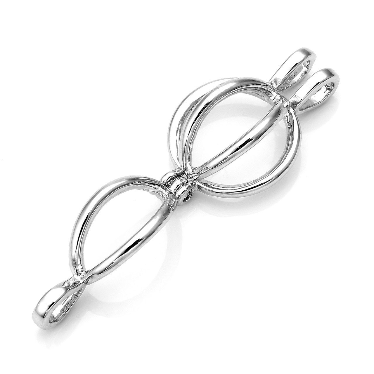 JOVIVI Schmuck,Engelsrufer Hollow Kürbis Käfig Locket Anhänger Engelsklingel Schwangerschaft Halskette für Klangkugel Steinkugel