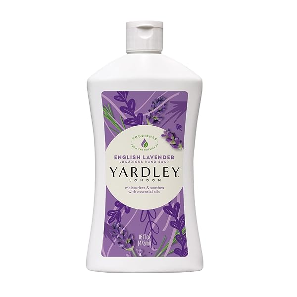 YARDLEY LONDON ENGLISH LAVENDER LIQUID HAND SOAP REFILL, 16 OUNCE