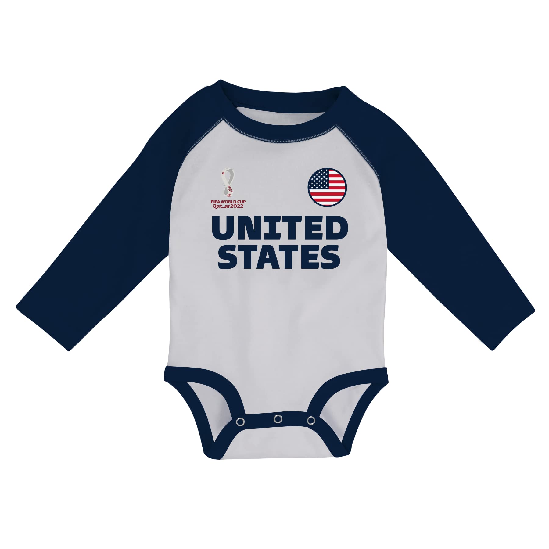 United States, Long Sleeve Baby Grow/Creeper & Pant Set Baby Grow & Pants Set, Unisex Baby 18 Months