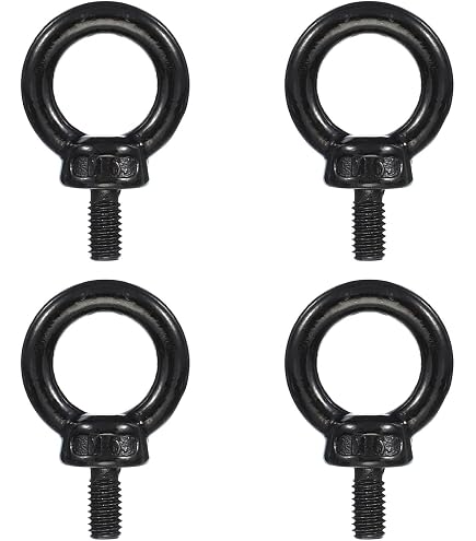 Augiimor 10-Pack 304 Stainless Steel Eye Bolt M6 X 40mm – Closed Shoulder Lifting Ring With Machine Thread, Corrosion-Resistant
