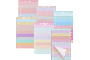 Toplive 300 Sheets To Do List Notepads Colorful Daily Planner Check List Planning Note Pad Checklist for Office College Class