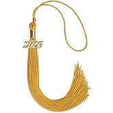 Endea Graduation Single Color Tassel with Gold Date Drop (Gold, 2026)