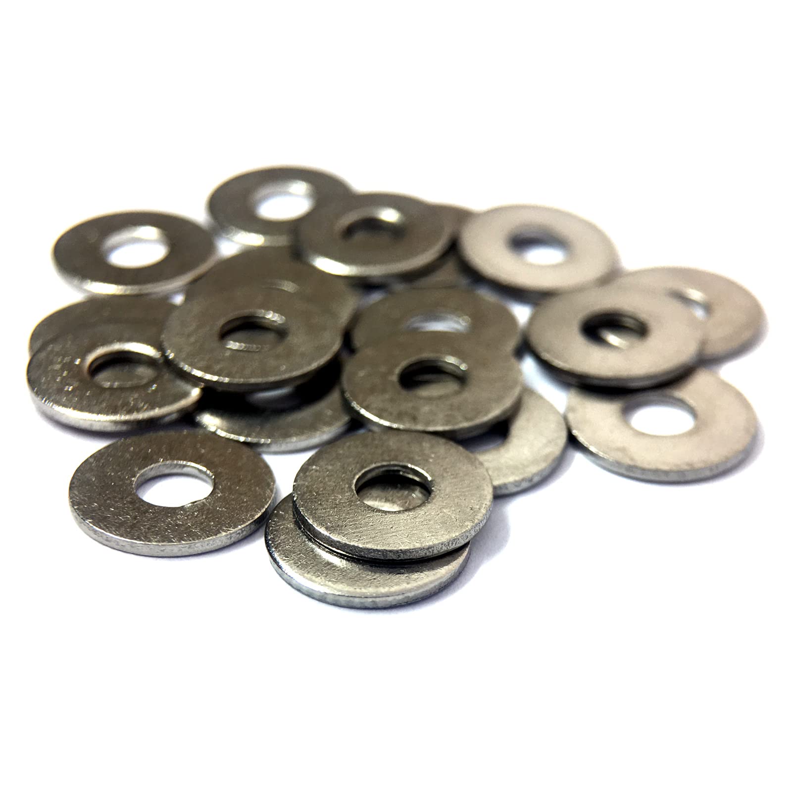 M4 Large Flat Washer DIN9021 Form G, A4 (316) Stainless Steel (Pack of 20)