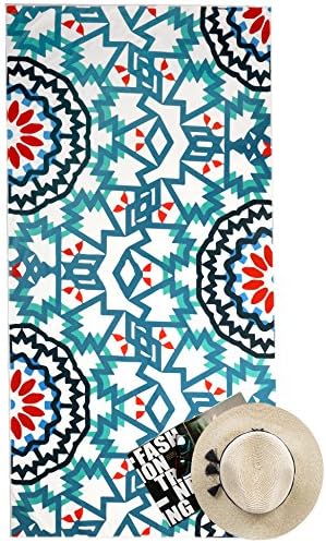 Dafunna Microfiber Beach Towel, Quick Dry Travel Towel Large Size (60″x 30″) Lightweight and Compact Sports Towel with Carry Bag