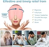 ACWOO Migraine Relief Cap Reusable Cold Heat Therapy Pink view 4