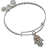 Alex and Ani Antique Hamsa Charm Bangle