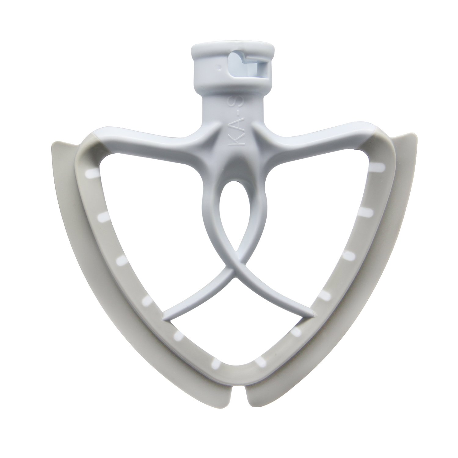 Maggift Flat Beater with Flex Edge,Fit for KitchenAid 4.5 and 5 Quart Tilt-Head Stand Mixer