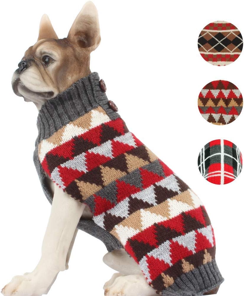 embroidered dog sweater