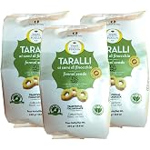 Terre Di Puglia, Baked Taralli Fennel Seeds Snack, 8.8 oz (Pack of 3)