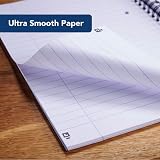 Oxford My Notes A5 Notebook Pack of 3 Navy 200 Pages 8 mm ruled view 2
