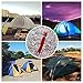 VANWALK 7001 Aluminum Tent Stakes - 6 Pack Cyclone Tent Pegs with Reflective Pull Cords + Drawstring Bag