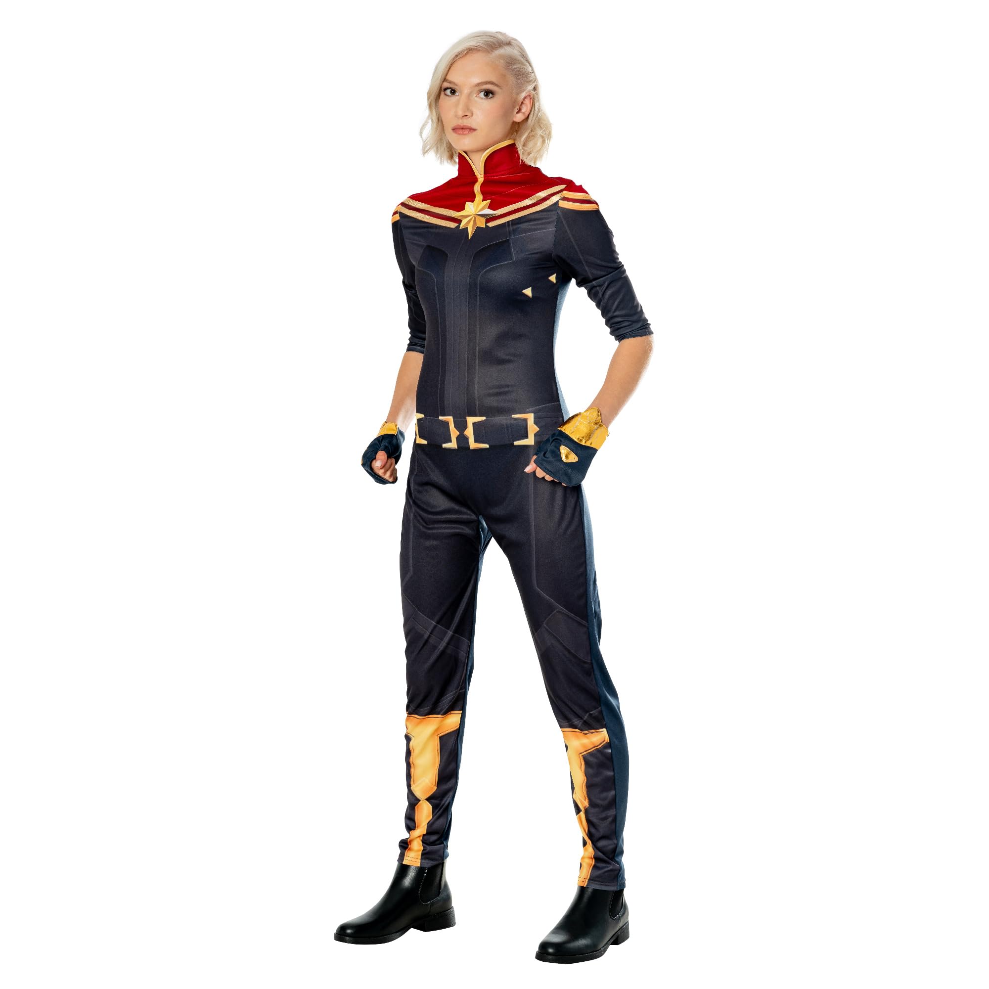 Rubies Official Captain Marvel Womens Costume, Size Large Halloween Halloween