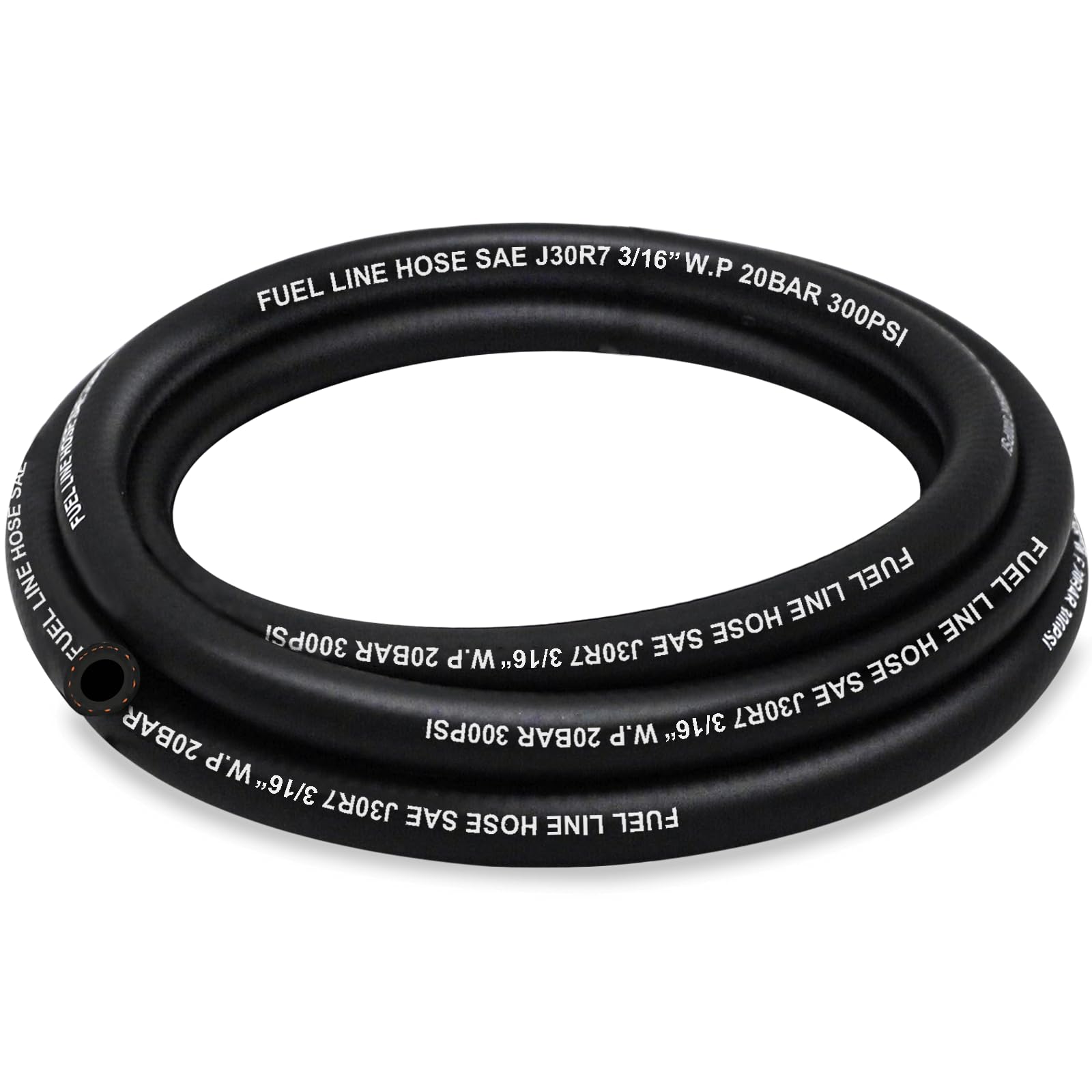 Photo 1 of HOUSUN Fuel Line 3/16 Inch ID, Fuel Hose 5FT, J30R7 Fuel Line Hose NBR.