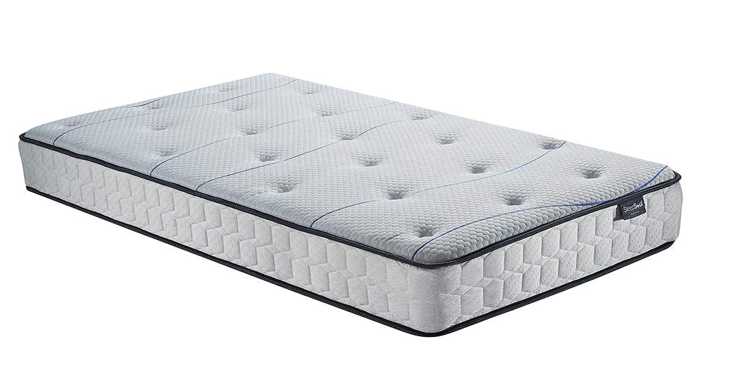 Birlea, 90cm, Sleepsoul Air Open Coil Spring Mattress, Cotton, Single, White