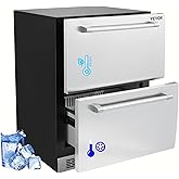 Summit SCFF1842KSADA 18"" ADA Compliant Built-in or Undercounter Freezer with 2.7 cu. ft. Capacity Frost Free Operation Digital Thermostat and Adjustable Chrome Shelves in Black Stainless Steel on Fridge.com