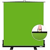 EMART Green Screen, Collapsible Chroma Key Panel for Background Removal, Portable Retractable Wrinkle Resistant Chromakey Gre