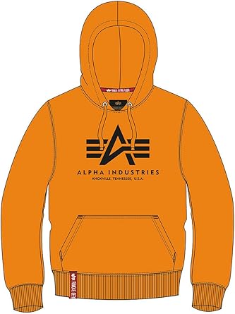 alpha industries orange hoodie