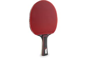 JOOLA Match Pro Performance Ping Pong Paddles - Ergonomic Grip Handle & Pro Friction Technology - ITTF Approved - Table Tennis Paddles for Advanced Control & Speed - Table Tennis Racket - Red