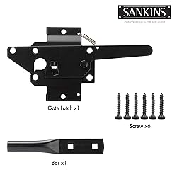 SANKINS Self-Locking Gate Latch Heavy Duty for