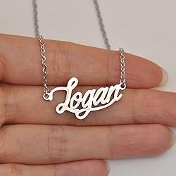 HUAN XUN Custom Dainty Name Necklace Personalized