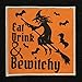 DII Happy Halloween Dishtowel Collection Embellished Cotton Kitchen Hand Towel Set, 18x28, Happy Haunting, 3 Count