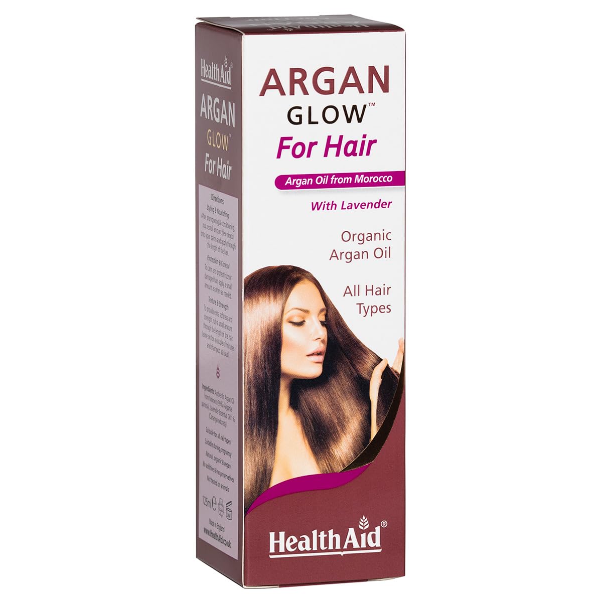 Health Aid 125ml Argan Glow for Hair Oil