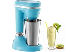 VEVOR Milkshake Maker, 100W Milk Shake Maker Mixer, Single Head Drink Mixer Blender Machine, Dual-Speed Adjustment Milkshake 