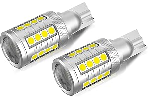 FAXCARS Performance 921 W16W LED Reverse Backup Light Bulbs for Toyota Tacoma 2001-2021 2022 2023, 6000K Cool White Super Bright 912 OEM Replacement Plug and Play SMD 3030, Pack of 2