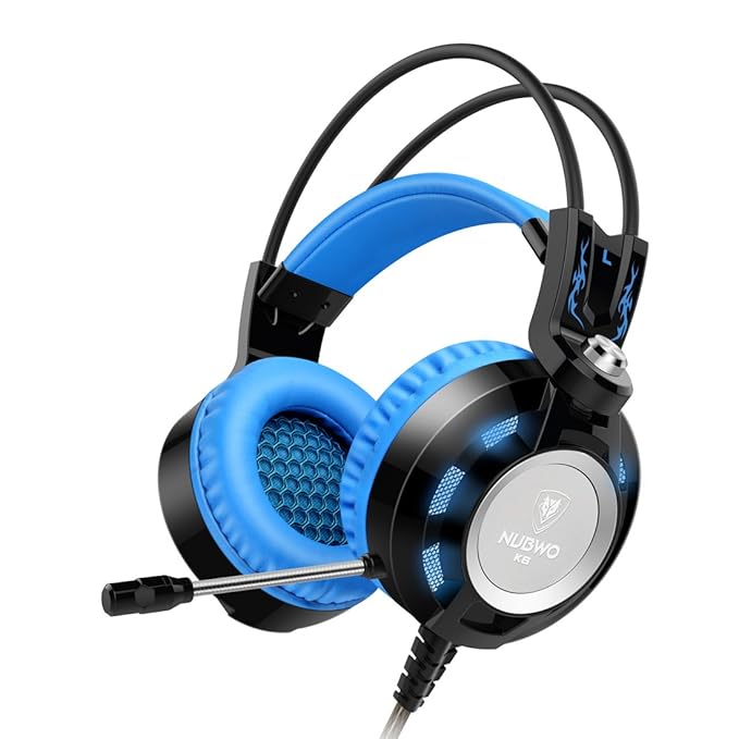 Headset, Nubwo K6 Gaming Headsets mit Mikrofon für Amazon.de Computer