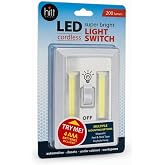Hitt Brands Cordless LED Work Light &ndash; Battery Operated, Rechargeable Portable Flood Light and Small Shop Light, Super Bright Battery Powered Work Light for Garage, Construction, or Outdoor Use