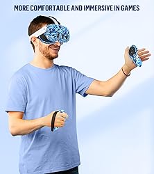 Silicone Cover Set Compatible with Meta/Oculus